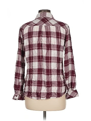 Cosmic Blue Love Long Sleeve Button-Down Shirt (view 2)