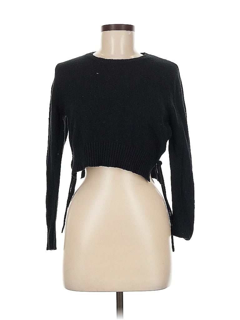 Pre-owned Brandy Melville Cardigan Sweater In Black