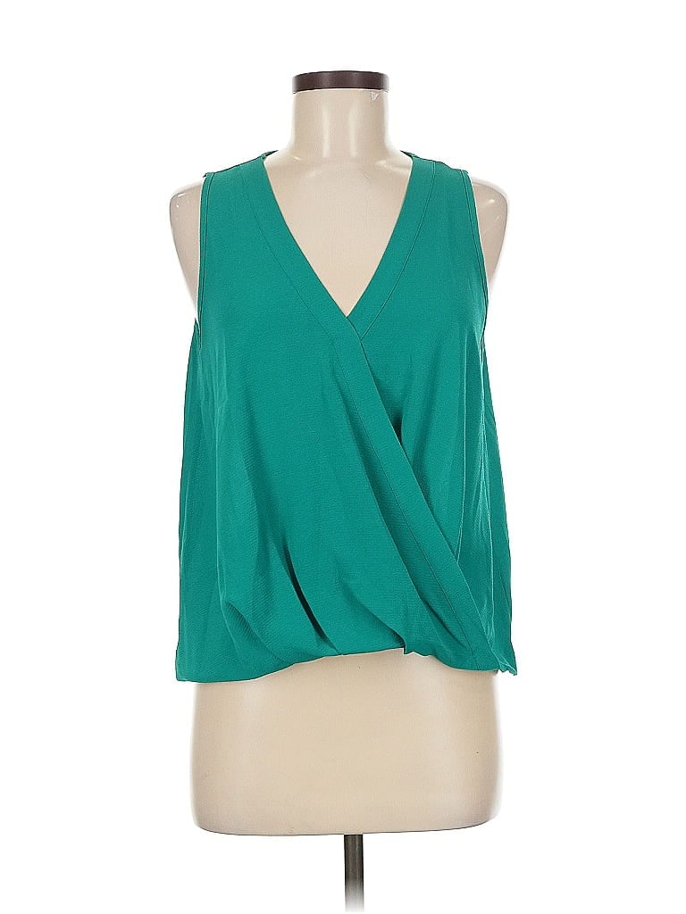 Click to view more detailed imagery on our partner's website Pre-owned Lush Sleeveless Blouse In Blue