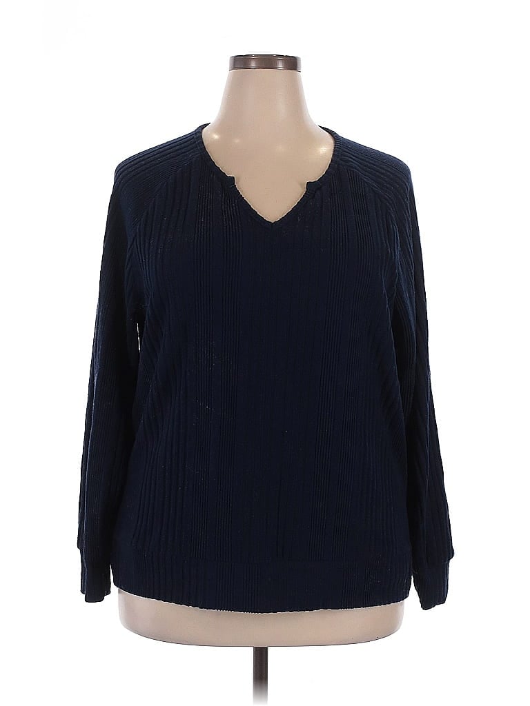 Pre-owned Unbranded Pullover Sweater In Blue