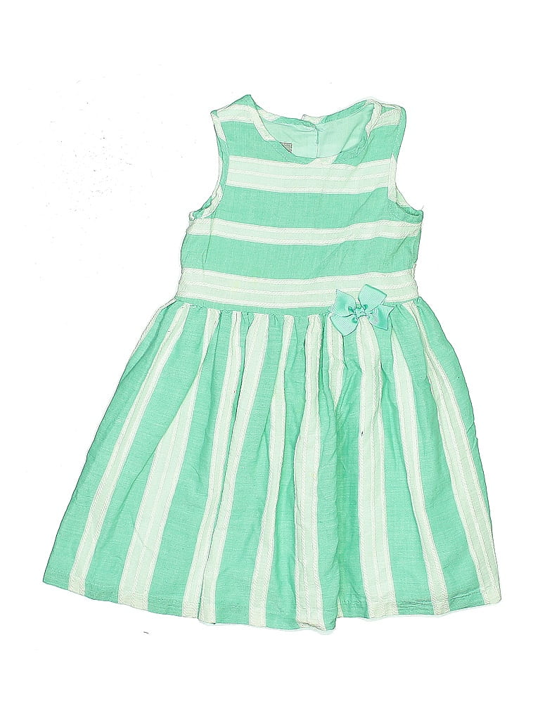 Pre-owned Assorted Brands Kids' Dress In Green