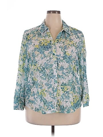 JM Collection 3/4 Sleeve Blouse (view 1)