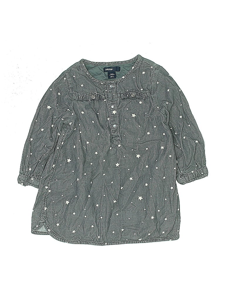 Pre-owned Baby Gap Kids' Dress In Gray