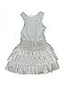 Truly Me 100% Polyester Silver Dress Size 4 - photo 1