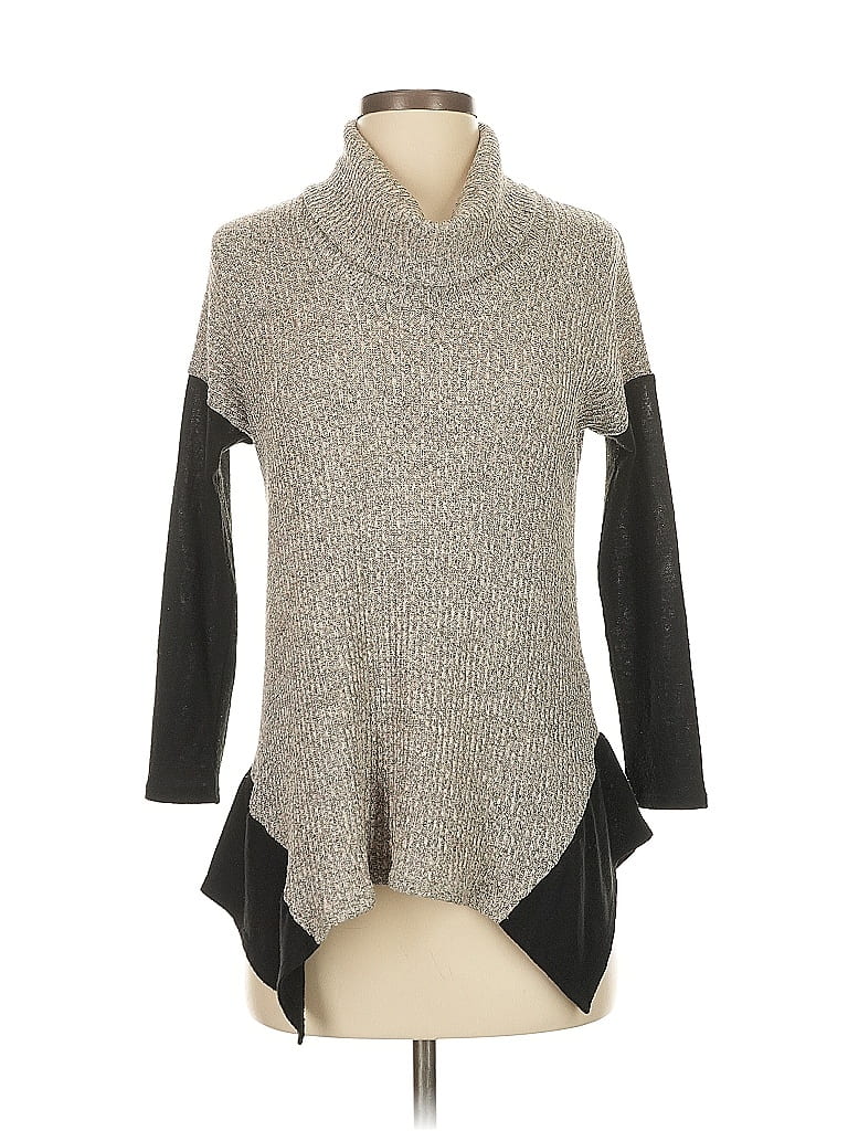 Pre-owned Design Lab Lord & Taylor Turtleneck Sweater In Gray