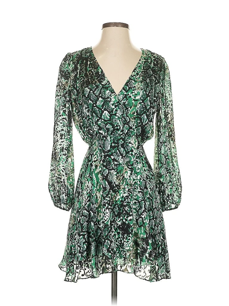Pre-owned Alice And Olivia Alice + Olivia Cocktail Dress In Green