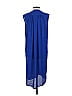 J.Crew 100% Polyester Solid Blue Swimsuit Cover Up Size XS - photo 2