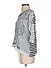 CAbi 100% Silk Gray 3/4 Sleeve Top Size XS - photo 5