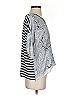 CAbi 100% Silk Gray 3/4 Sleeve Top Size XS - photo 4