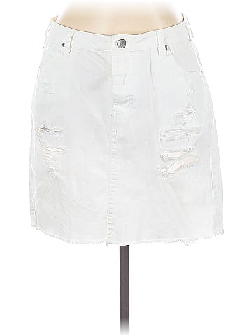 Design Lab Lord & Taylor Denim Skirt (view 1)