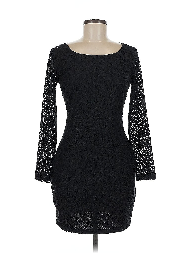 Pre-owned Zara Trf Cocktail Dress In Black