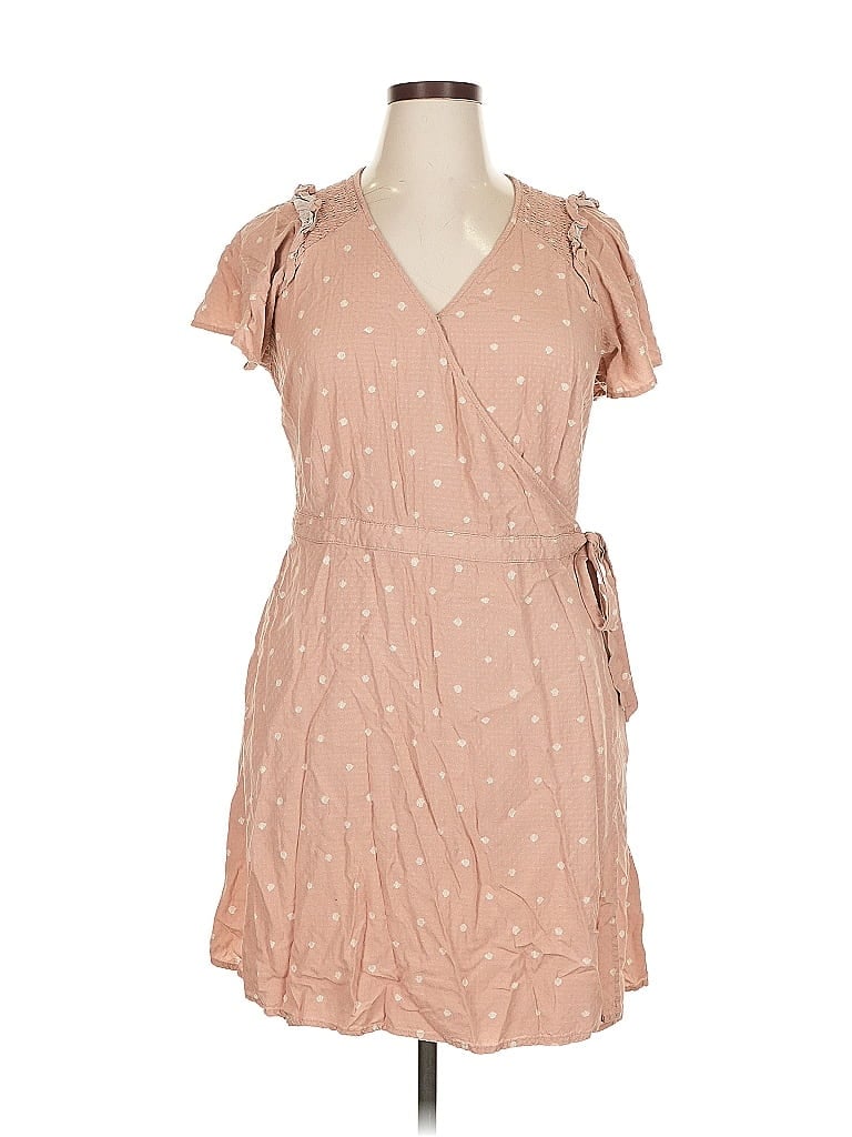 Pre-owned Universal Thread Casual Dress In Brown