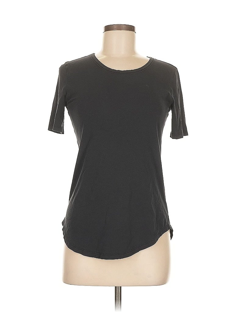 Pre-owned Lululemon Athletica Short Sleeve T-shirt In Black