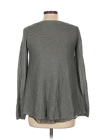 Brunello Cucinelli Silk and Linen Sequined Knit Top (view 2)