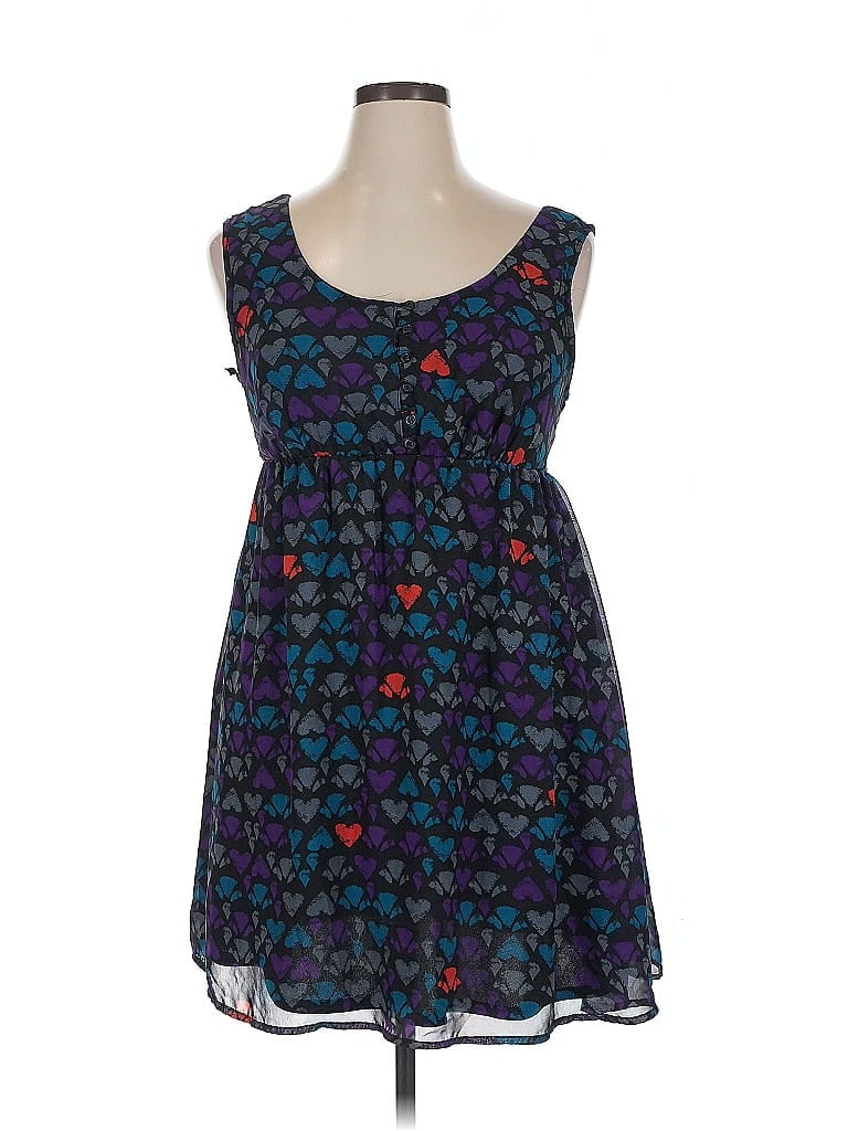 Pre-owned No Boundaries Casual Dress In Blue