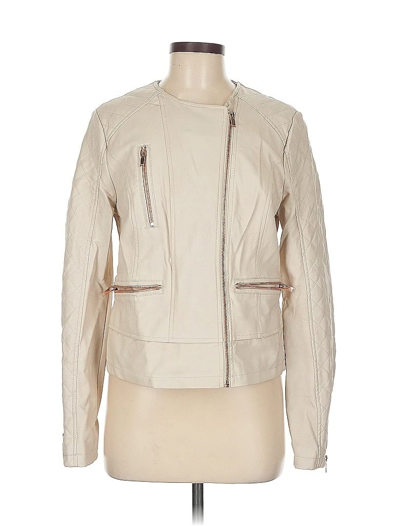 Pre-owned Bar Iii Jacket In White