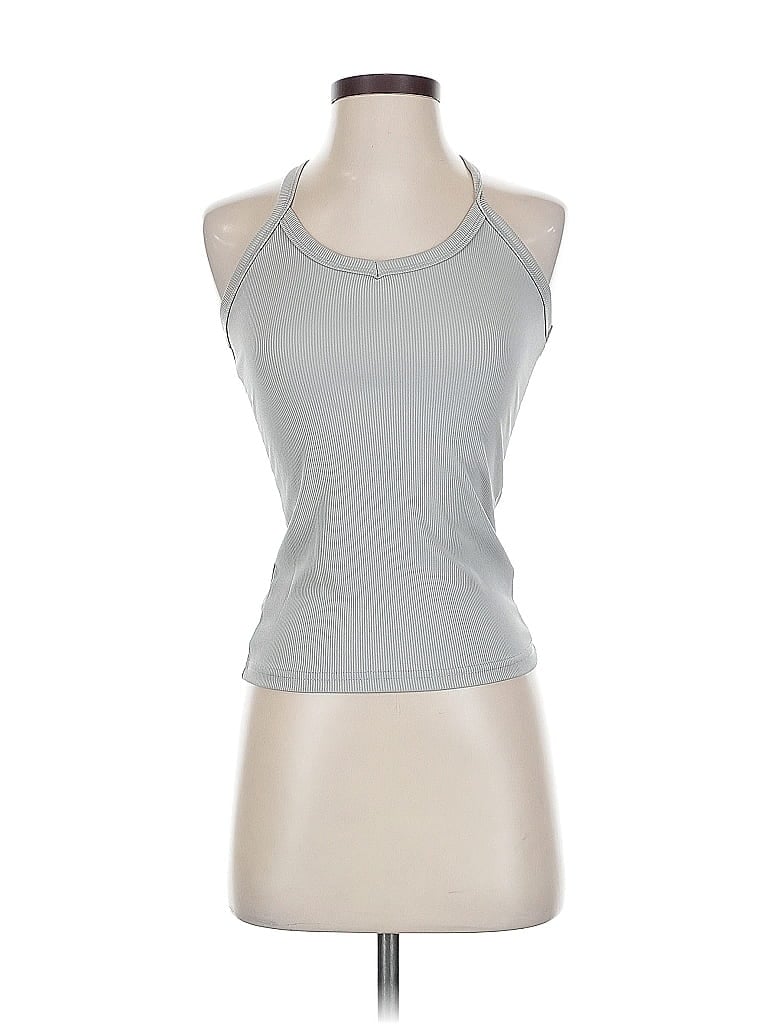 Pre-owned Unbranded Tank Top Gray Halter Neckline Tops