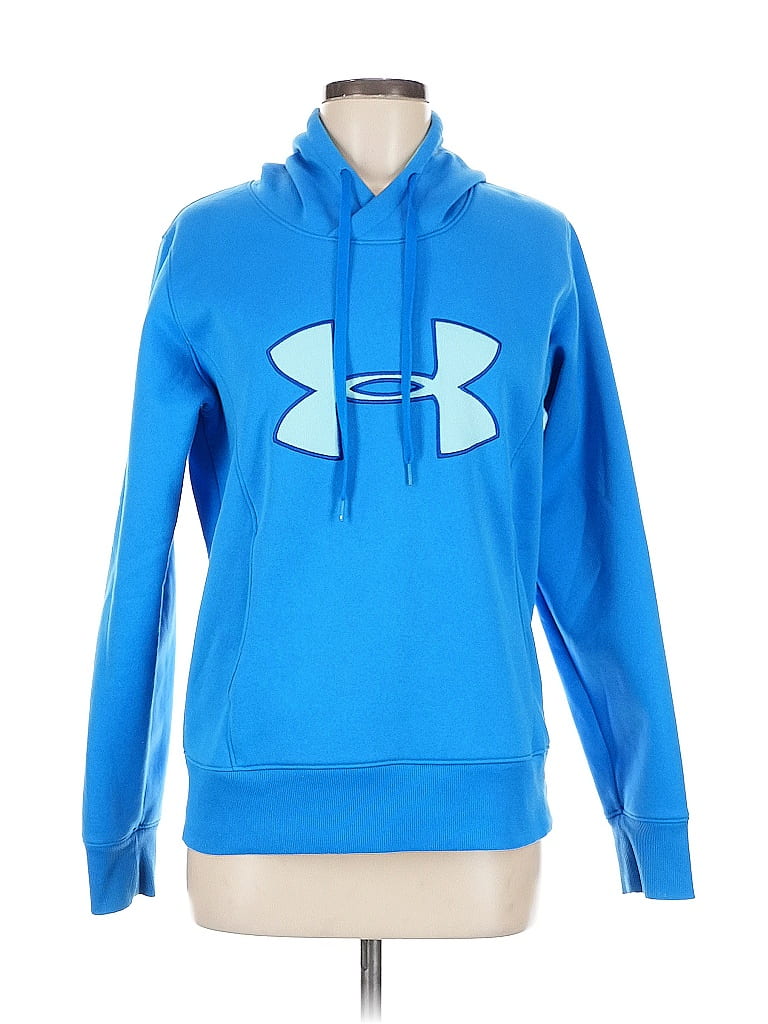 Pre-owned Under Armour Pullover Hoodie In Blue