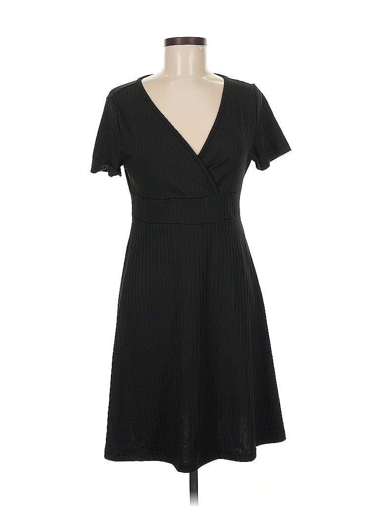 Pre-owned Assorted Brands Casual Dress In Black