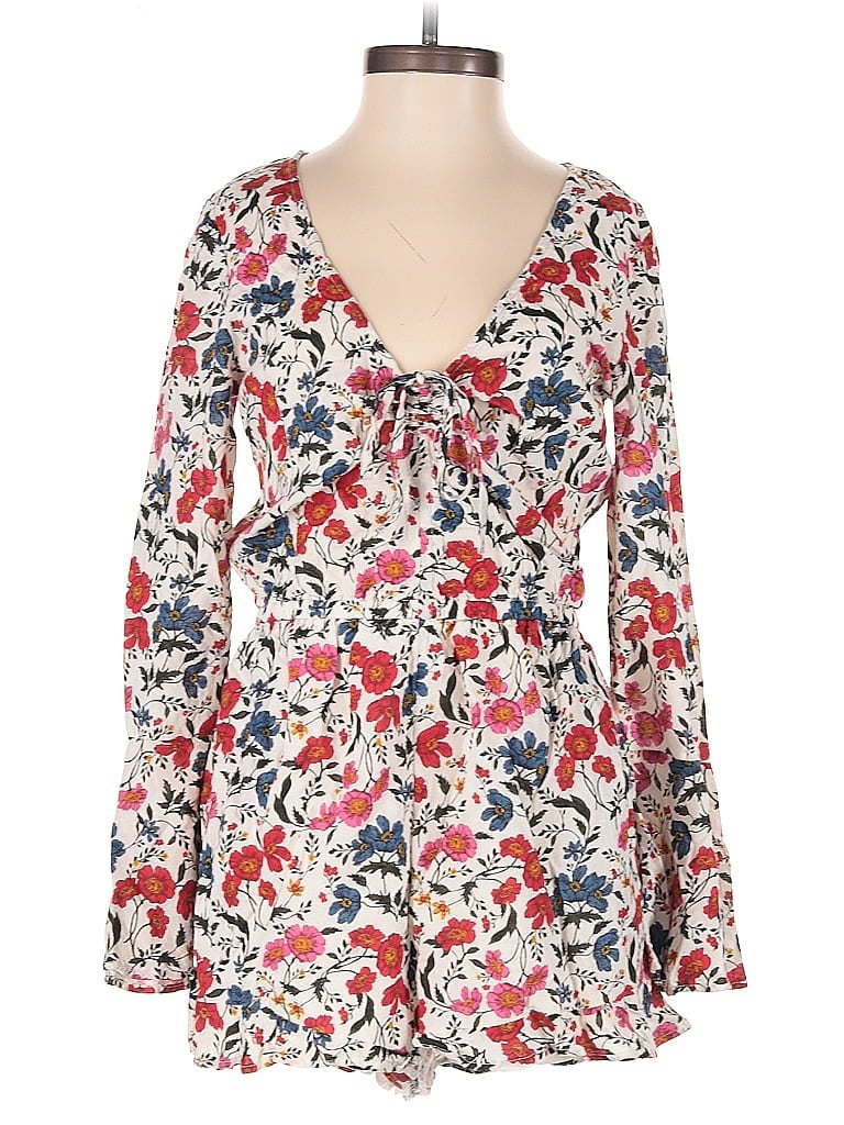 Pre-owned American Eagle Outfitters Romper In White