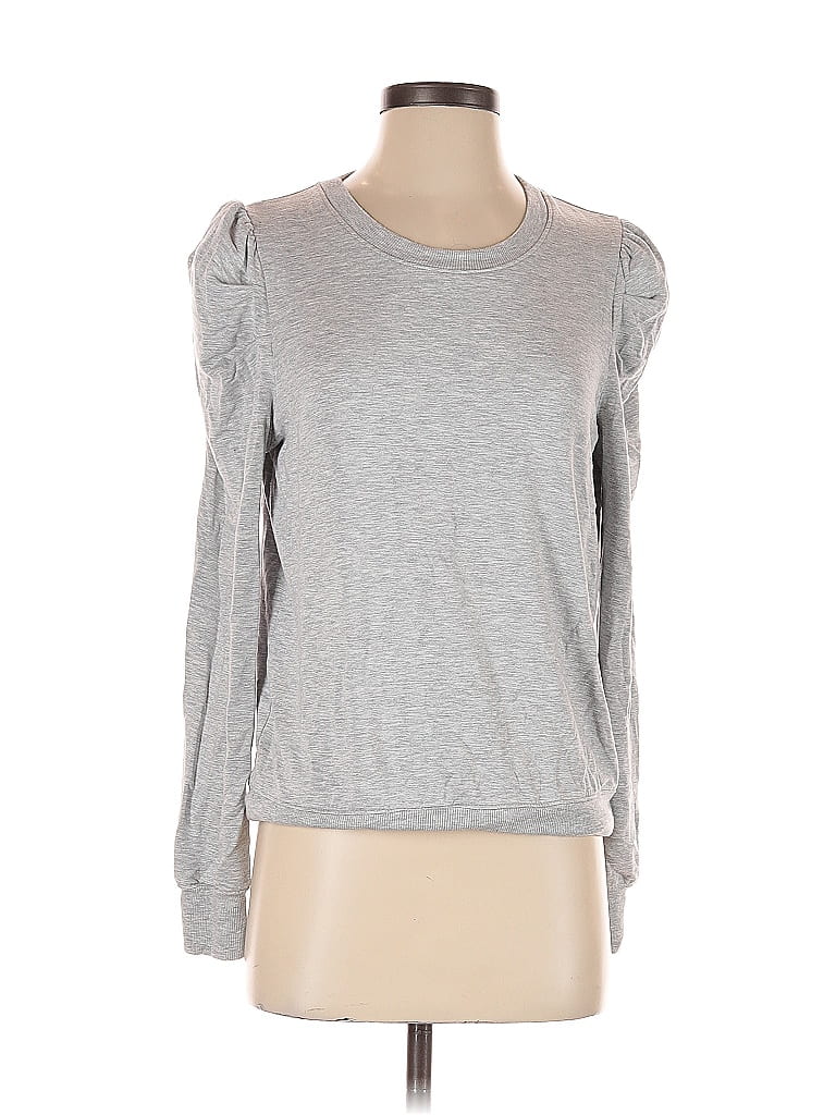 Pre-owned Express Sweatshirt In Silver