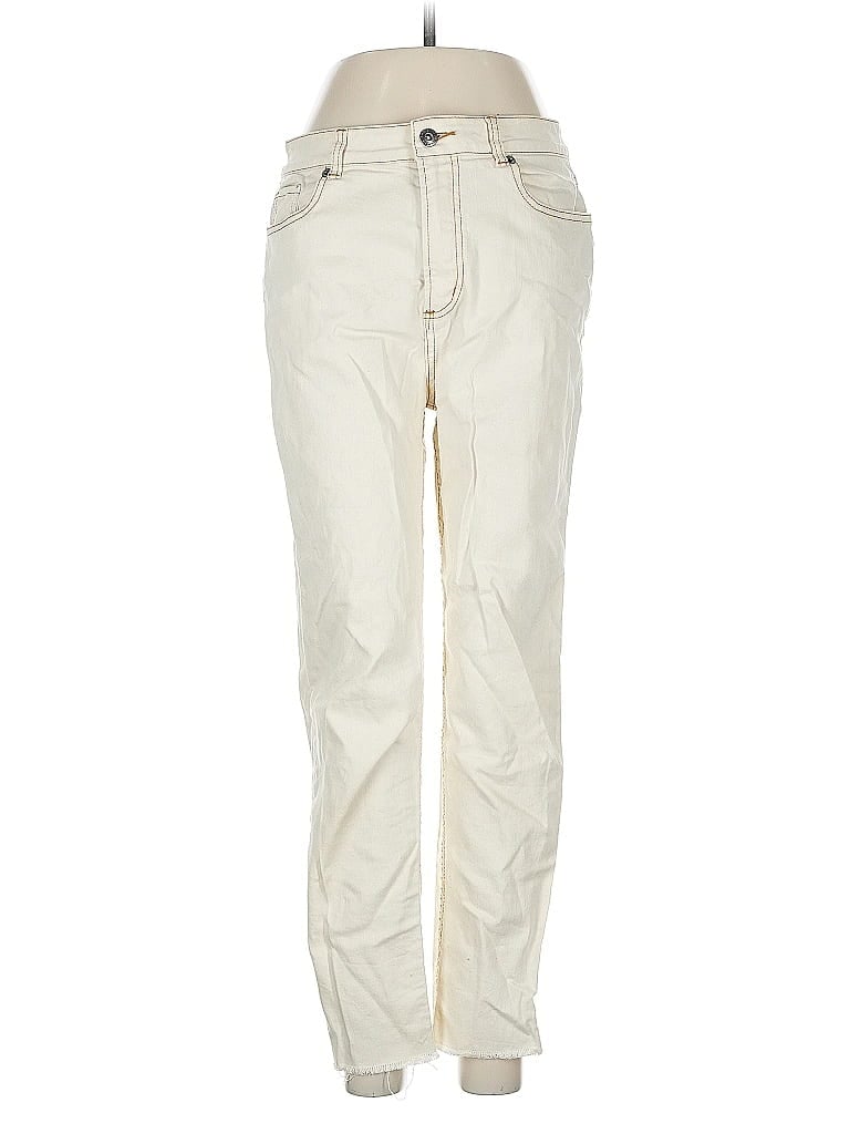 Pre-owned Something Navy Jeans In White