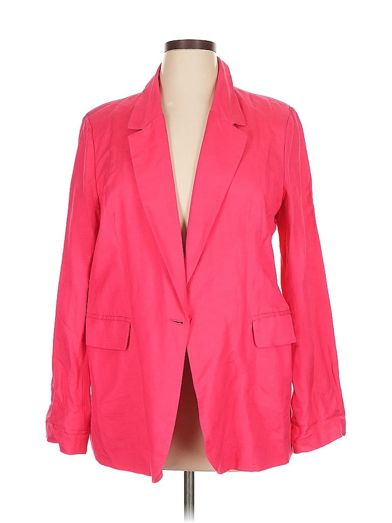 Pre-owned Aqua Blazer Jacket In Pink