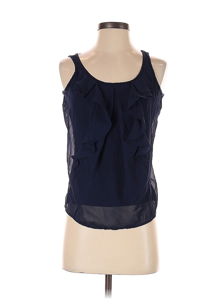 Click to view more detailed imagery on our partner's website Pre-owned New York And Company Sleeveless Blouse In Blue