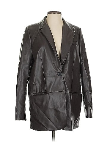 Zara Faux Leather Jacket (view 1)