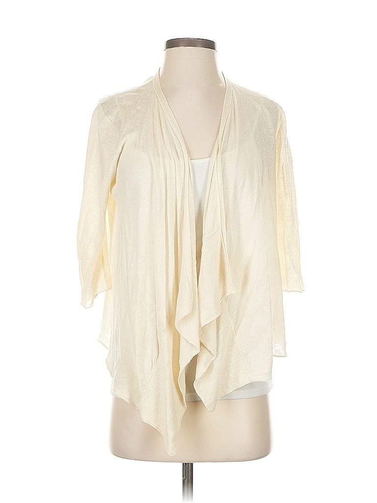 Pre-owned Calypso St Barth Cardigan Sweater In White