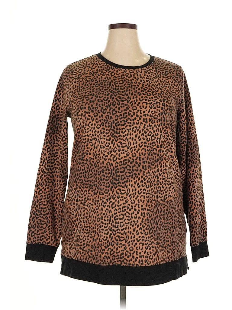 Click to view more detailed imagery on our partner's website Pre-owned Lands' End Pullover Sweater In Brown