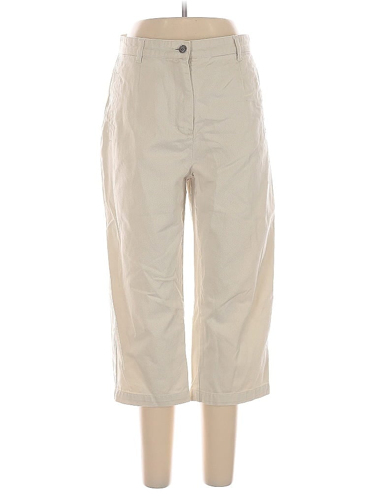 Pre-owned Christopher & Banks Khaki Pant In White
