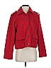 Evereve 100% Polyester Red Coat Size M