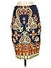 White Mark Print Blue Casual Skirt Size S - photo 1