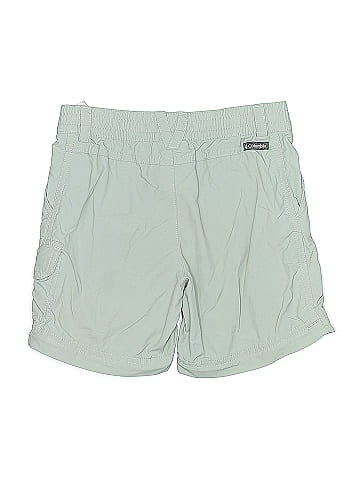 Columbia 100% Nylon Green Cargo Shorts Size 6