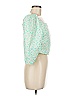 Levi's 100% Polyester Green 3/4 Sleeve Blouse Size M - photo 4