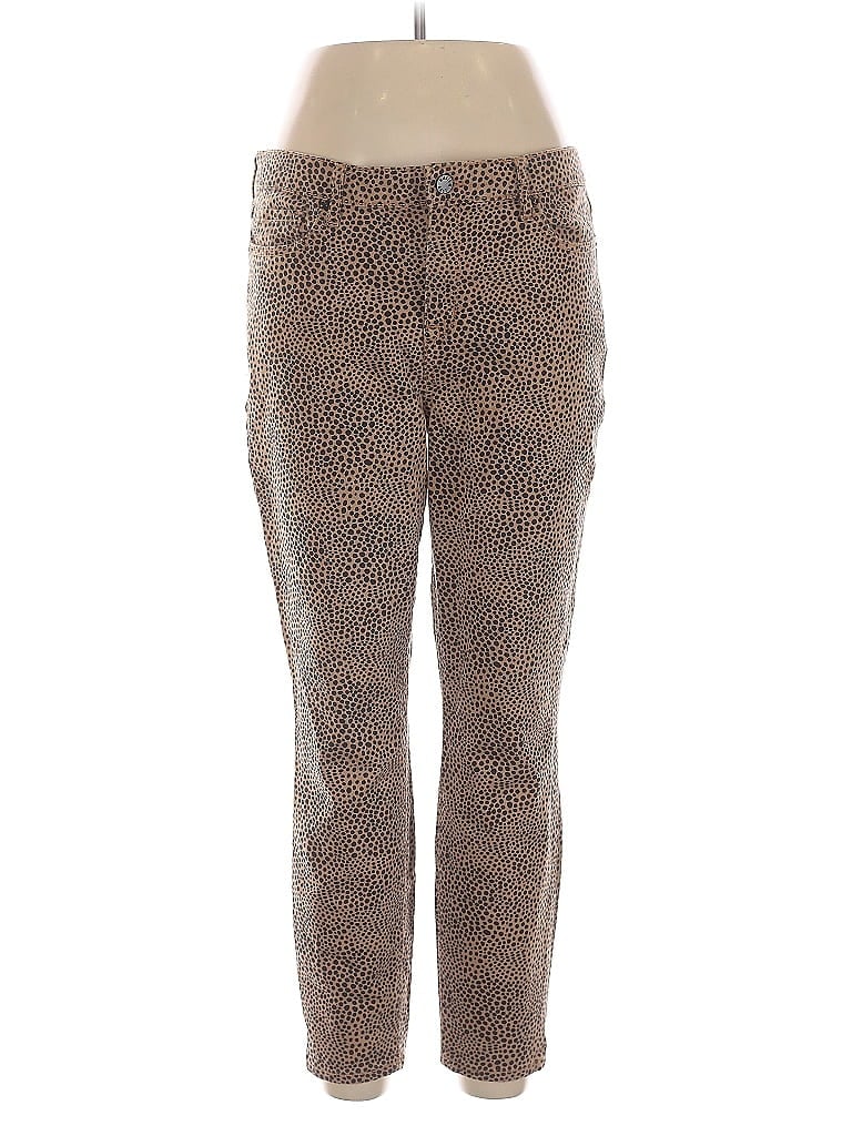 Pre-owned William Rast Jeggings In Brown