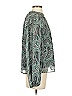 Evereve 100% Polyester Paisley Teal Long Sleeve Blouse Size S - photo 4