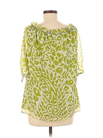 an original MILLY of New York Short Sleeve Silk Top (view 2)