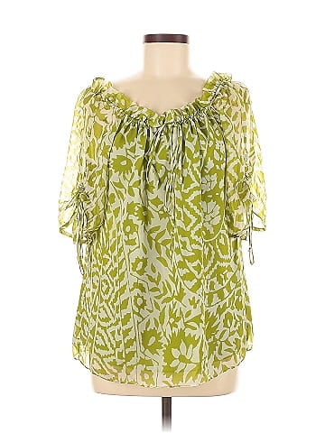 an original MILLY of New York Short Sleeve Silk Top (view 1)