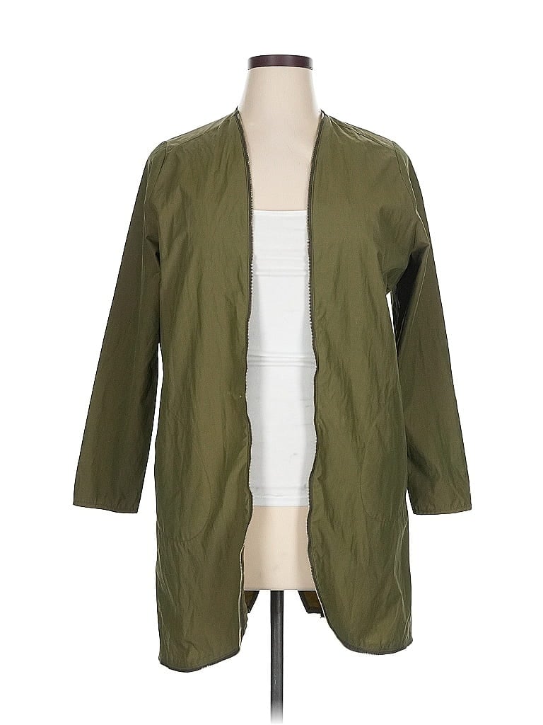 Pre-owned Assorted Brands Coat In Green