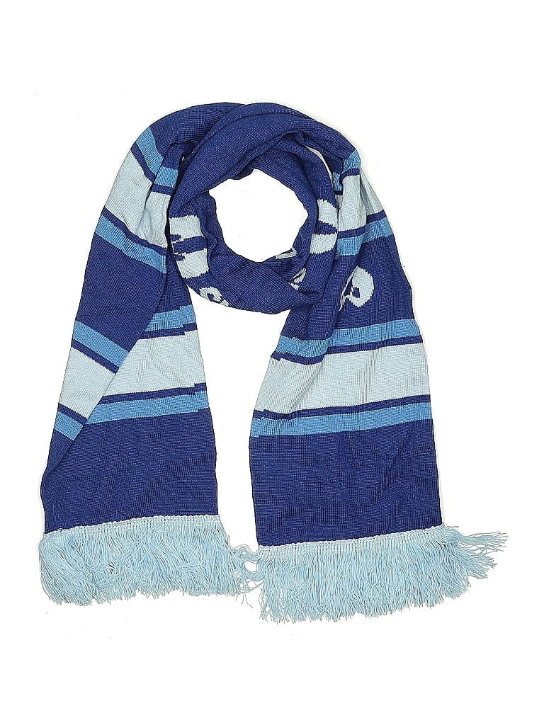 Pre-owned Assorted Brands Scarf In Blue