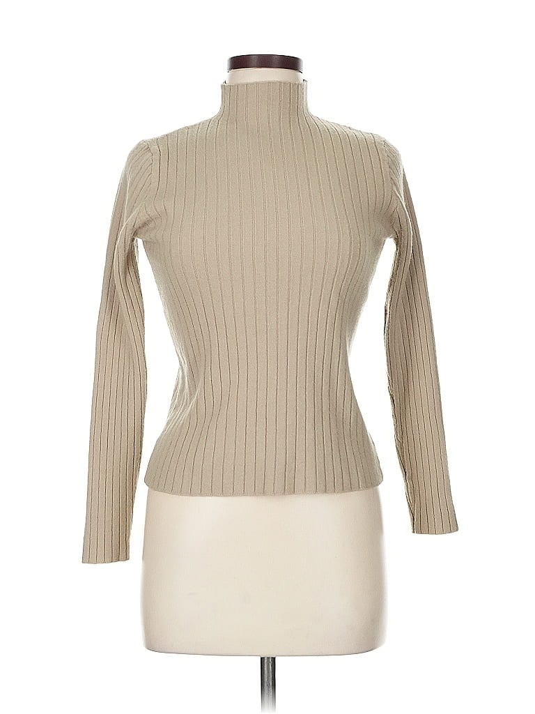Pre-owned Assorted Brands Turtleneck Sweater In Brown
