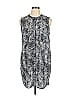 Mossimo 100% Polyester Graphic Gray Casual Dress Size XL - photo 1