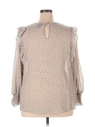 Scoop Long Sleeve Blouse (view 2)