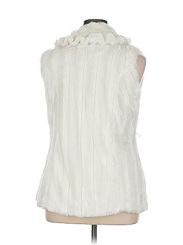 New Directions Faux Fur Vest (view 2)