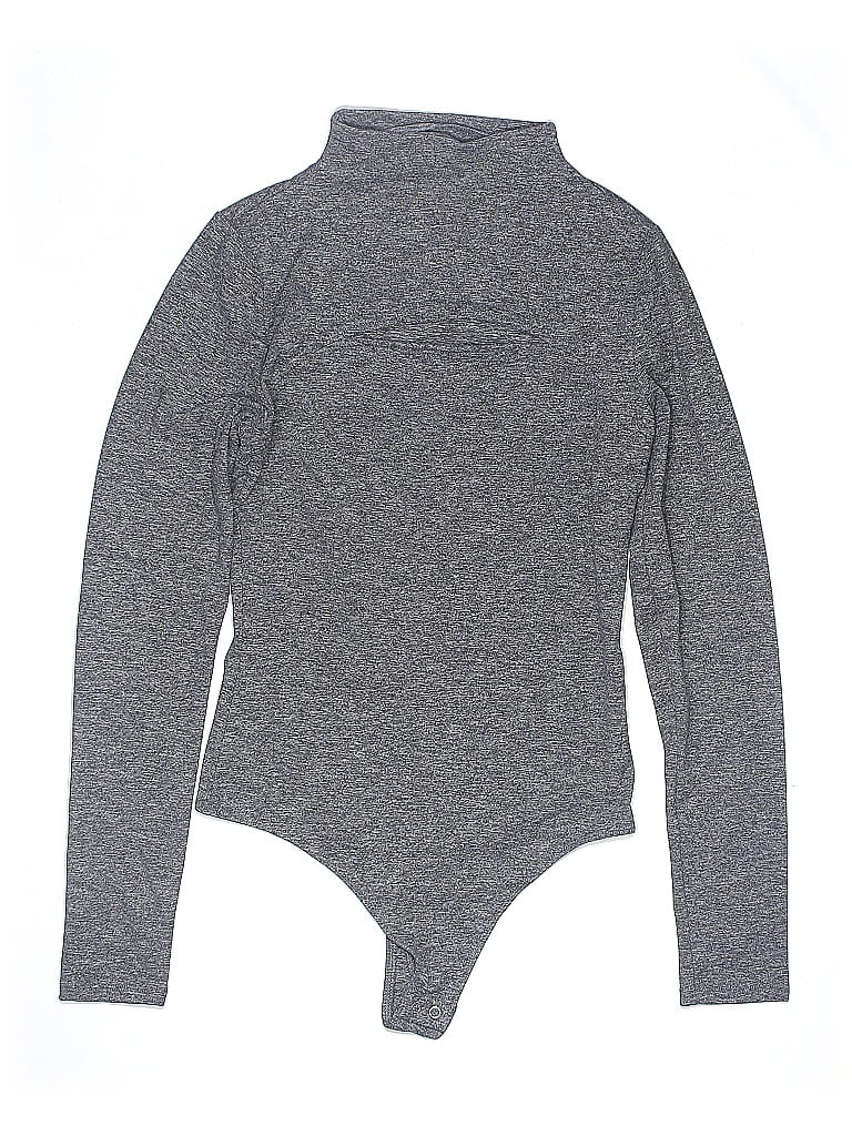 Pre-owned Express Bodysuit In Gray