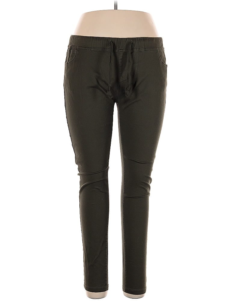 Pre-owned American Bazi Casual Pants In Green