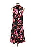 Veronica M. Floral Black Casual Dress Size XS - photo 2