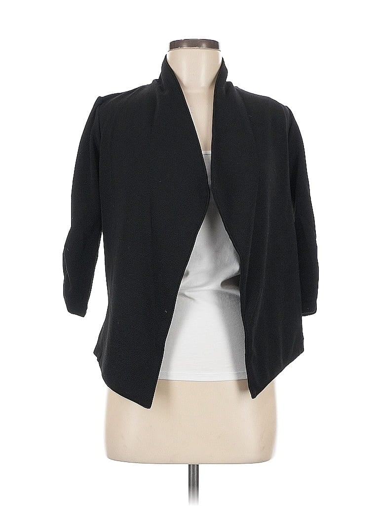 Pre-owned Daniela Moda Blazer Jacket In Black